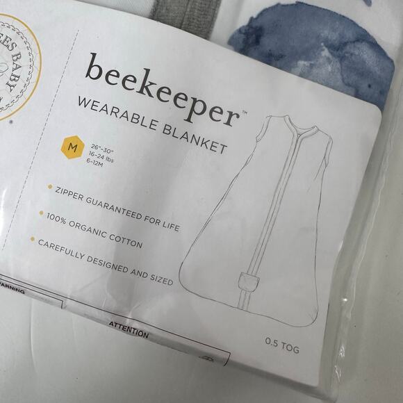 Burt's Bees Baby Bee Keeper Wearable Blanket - M - Picture 5 of 5